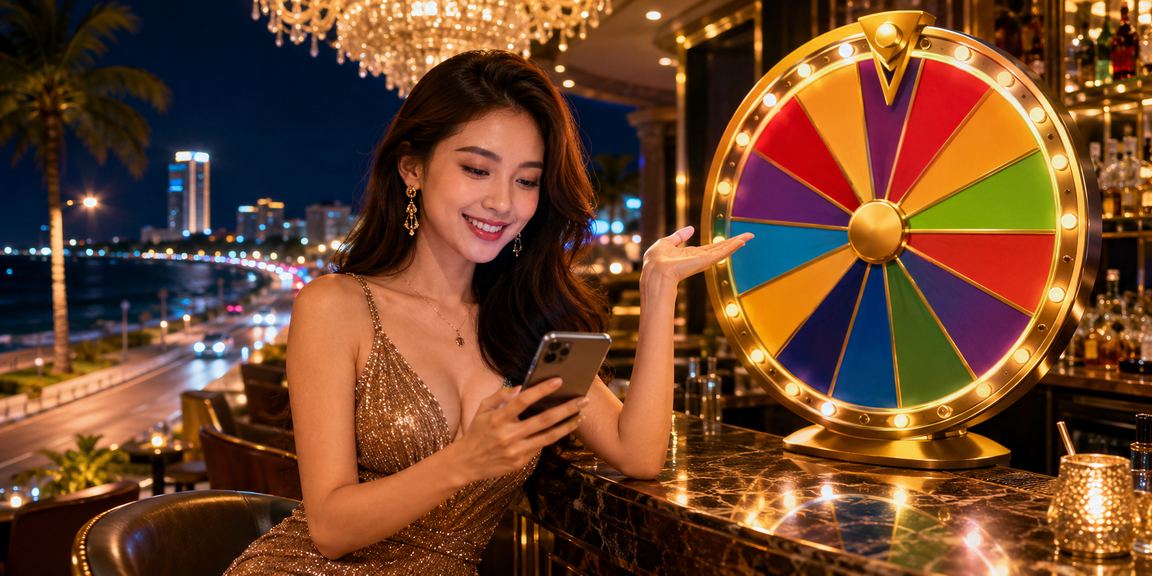 Phong cảnh lễ hội xổ số tại Phan Thiết, Việt Nam