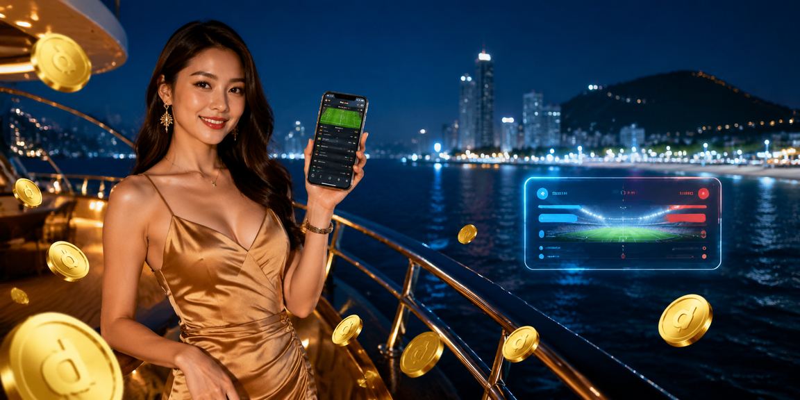 Khung cảnh casino di động tại Vũng Tàu bên bờ biển